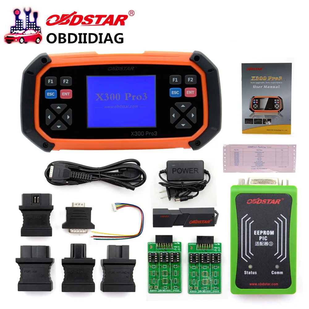 

OBDSTAR X300 PRO3 Key Master Full Package Configuration X300 PRO3 Add Special Function better than SKP900