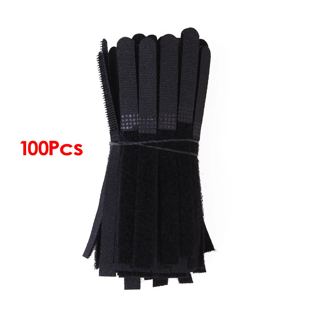 

Approximately 100pcs Cable Ties Black Straps Drop Shipping