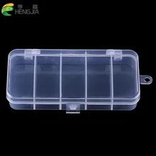 1 шт. прозрачная 5 коробка рыбака с отсеками высокопрочная видимая пластиковая коробка Рыболовная Снасть коробка