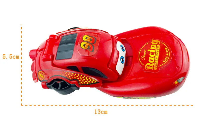 1 шт. disney Pixar Cars 2 3 Lightning McQueen экзотический детский гоночный автомобиль мальчик Рождественский подарок модель автомобиля деформированная игрушка яйцо подарок