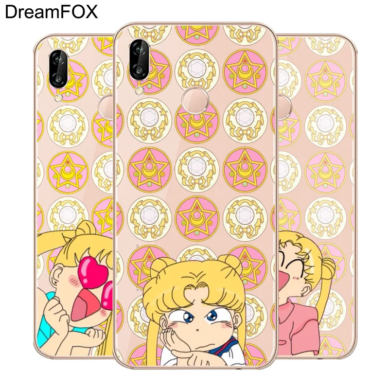 DREAMFOX L100 новый модный дизайнерский Мягкий ТПУ силиконовый чехол для huawei Honor 6A 6C 7X9 10