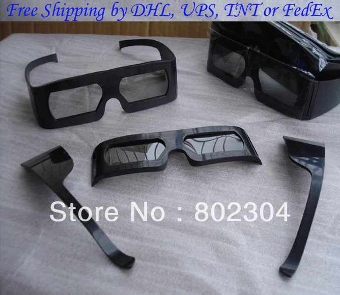 Passive 45/135 degree linear polarized 3d glasses for Dual linear polarized projector movie
