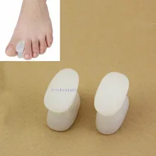 1 пара Мягкий силиконовый разделитель для пальцев ног разделитель выпрямитель для облегчения боли при костных мозолях