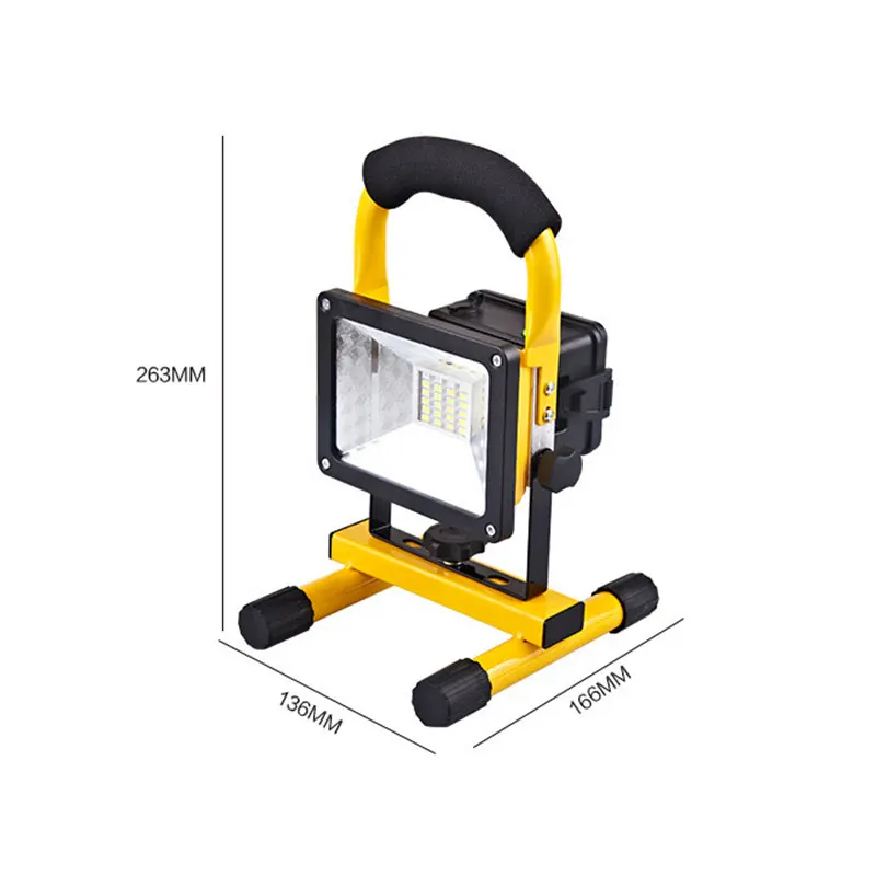 dbf]portable Rechargeable Led Flood Light 30w 24led Waterproof Ip65 Camping  Lamp Outdoor Spotlight Floodlight With Charger - Floodlights - AliExpress