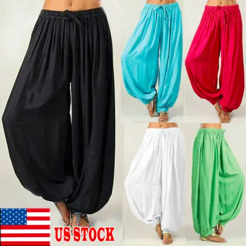 

Men Cotton Multicolor Harem Pants Trouser Afghani Baggy Hippie Pants Men Loose Solid Long Pencil Pants Clothing