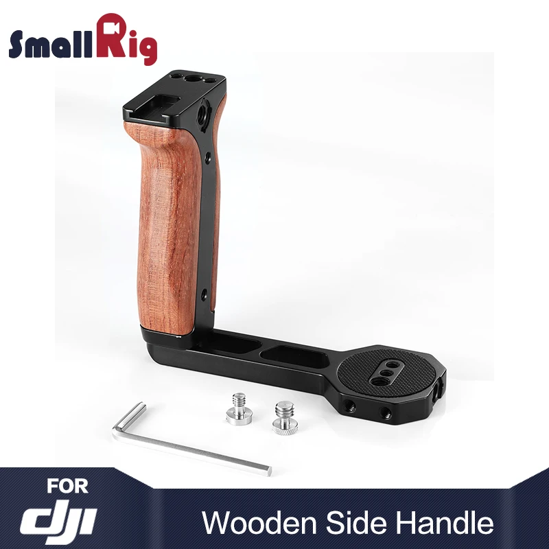 

SmallRig Universal Camera Grip Wooden Side Handle for DJI Ronin S / for Ronin SC / for Zhiyun Crane Series Handheld Gimbal 2222
