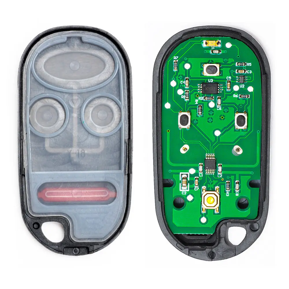 4 кнопки дистанционный ключ-брелок от машины для Хонда цивик аккорд CR V Insight Odyssey Pilot Prelude 3+ 1 Тревожная кнопка 434 МГц A269ZUA101