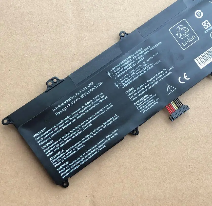 C21-X202 Laptop Battery for ASUS VivoBook S200 S200E X201 X201E X202 X202E S200E-CT209H S200E-CT182H S200E-CT1