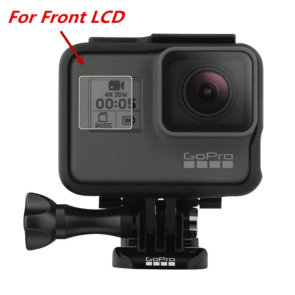Защитная пленка для переднего ЖК экрана Gopro Hero 5 6 7 Black аксессуары камеры F3548|Чехлы