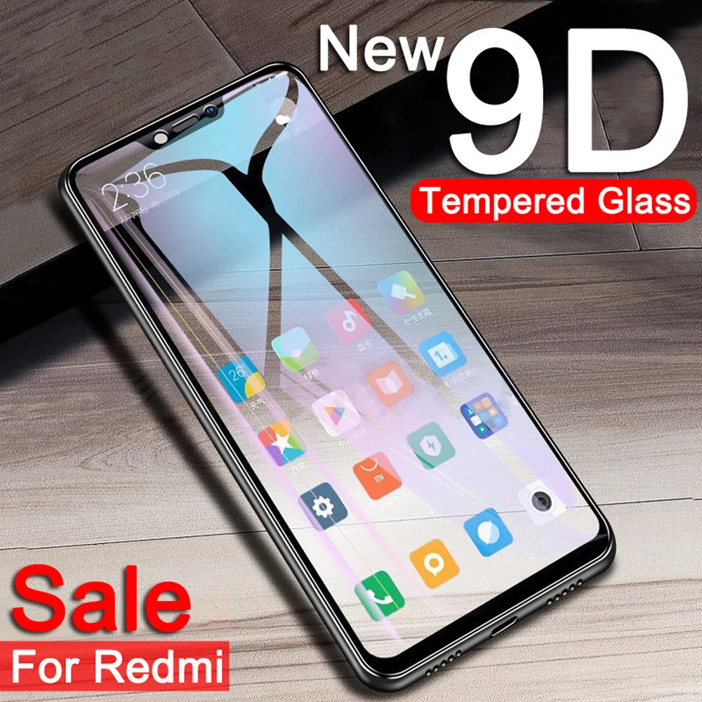 Защитное стекло 9D для xiaomi mi mix 2s 3 pocophone f1 a2 lite play 9 se 8 pro redmi note 6 7 | Мобильные телефоны