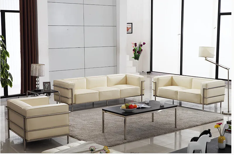 U Best Replica Metal Frame Le Corbusier Style Lc3 123 Sofa Le Corbusier Style Lc3 Sofa 3 Seat Or Loveseat 2 1