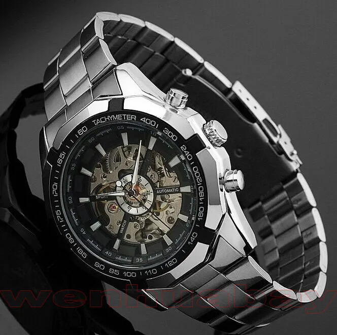Prix pour Vente chaude De Luxe Lumineux Automatique Mécanique Cadran Squelette En Acier Inoxydable Bande Montre-Bracelet Hommes Femmes Meilleur Cadeau De Noël M106 Prix pour Vente chaude De Luxe Lumineux Automatique Mécanique Cadran Squelette En Acier Inoxydable Bande Montre-Bracelet Hommes Femmes Meilleur Cadeau De Noël M106