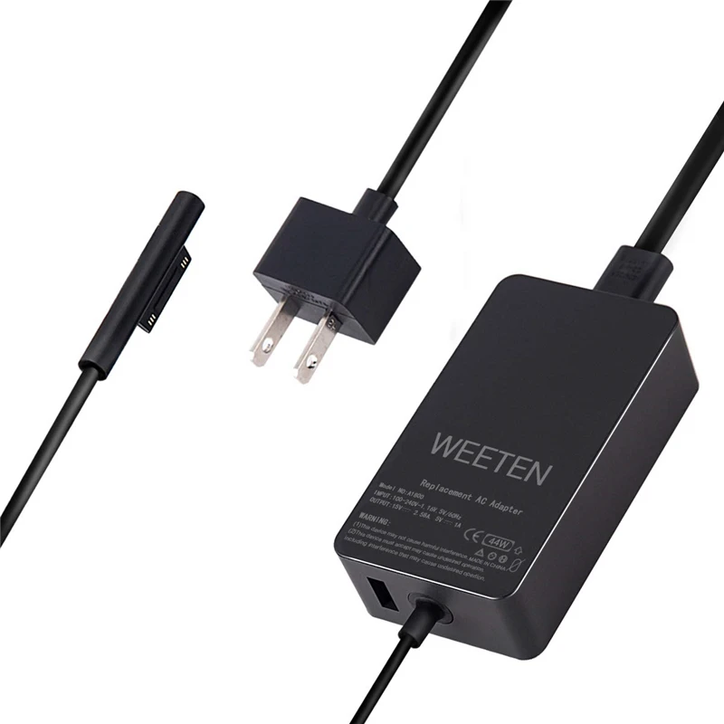 44 W 15 V 2.58A Latpop AC مهايئ شاحن ل مايكروسوفت السطح برو 5/جديد سطح برو 2017 اللوحي الطاقة توريد شاحن