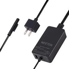 44w 15v 2.58a latpop ac carregador adaptador para microsoft surface pro 5/nova superfície pro 2017 tablet fonte de alimentação carregador