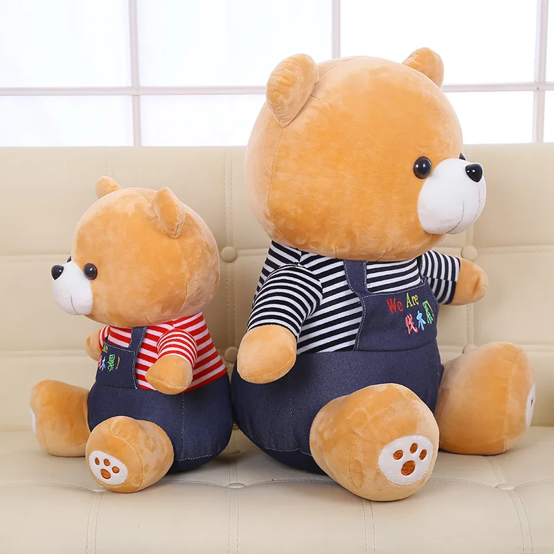 teddy bear wearing clothes