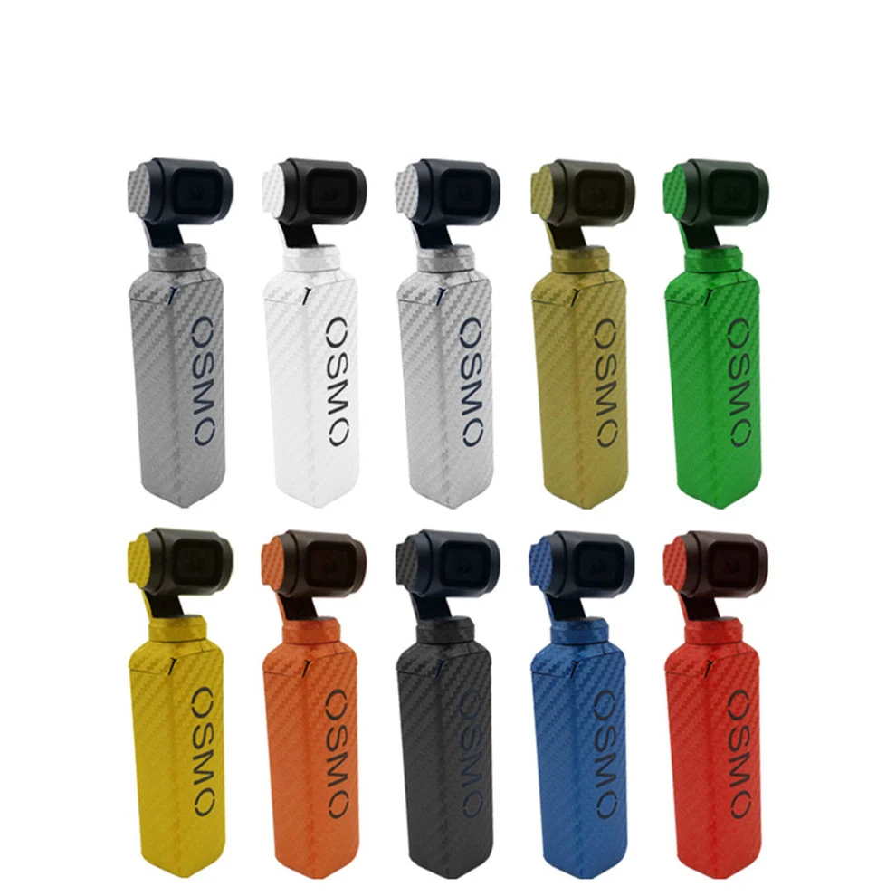 OSMO Pocket Carbon Fiber Stickers 3M Skin Multi-Color Waterproof Decals for DJI OSMO Pocket Handheld Gimbal Accessories-3