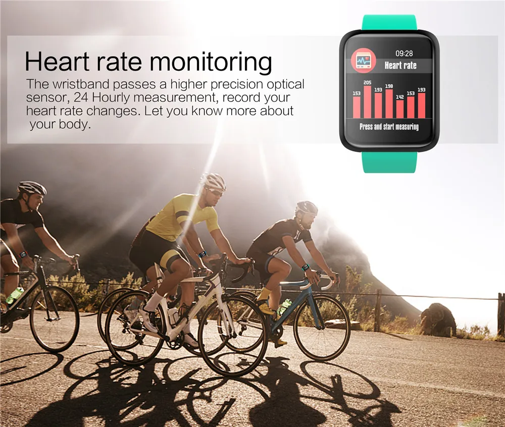 Sport3 Смарт-часы для мужчин Монитор артериального давления IP68 Водонепроницаемый фитнес-трекер часы IOS Android Bluetooth носимые умные часы