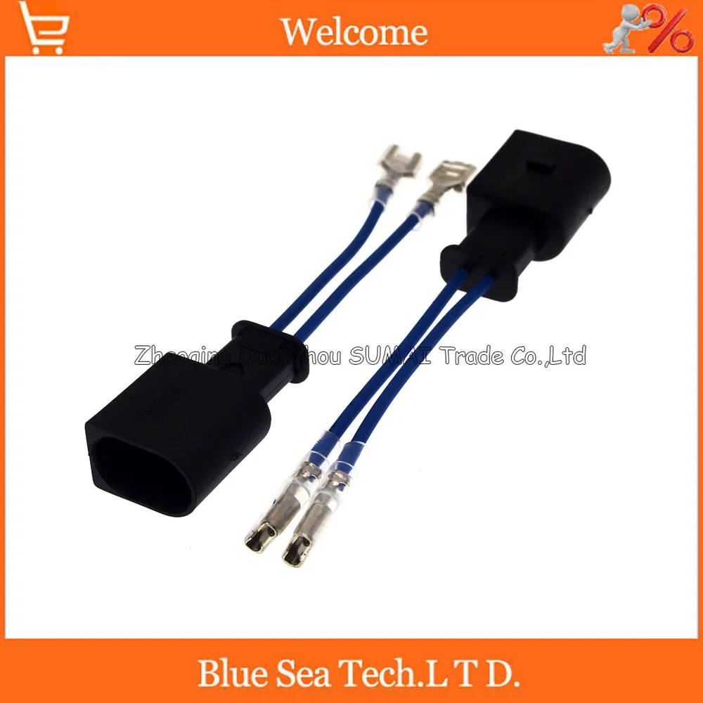 

2Pin horn adapter,Auto speaker connector,horn plug,Car electrical modified for Audi A series, VW Skoda, Porsche