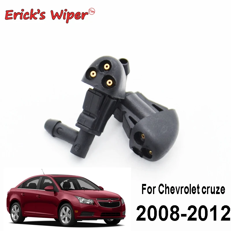 Erick's Wiper 2Pcs Front Windshield Wiper Washer Jet Nozzle For