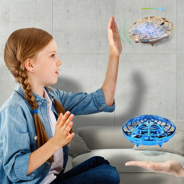 $US $10.07  Mini Drone UFO Helicopter Flying Toy Rc Drone induction Aircraft Quadcopter Drones profissionais To