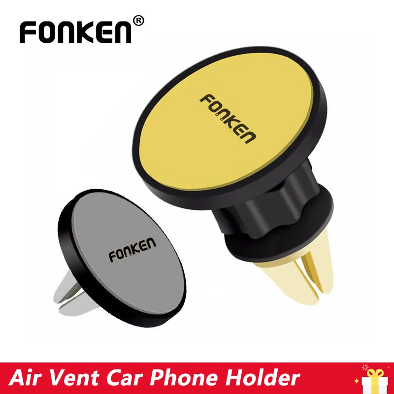 

FONKEN Magnetic Car Holder Easy Use Car Phone Holder Universal Air Vent Magnetic Holder Mobile Stands for Android Phone