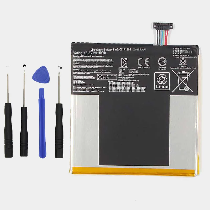 

Original High Capacity C11P1402 Battery For ASUS Fone Pad 7 ME375C FE375 FE375CXG K019 3910mAh