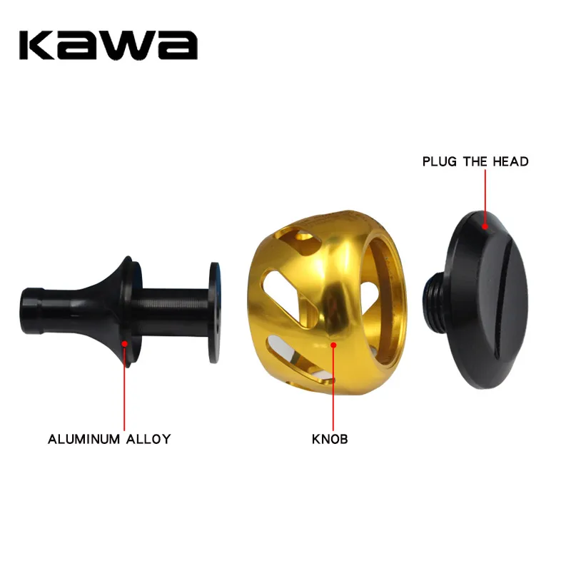 Kawa Fishing Handle Knob, Alloy Alluminum, Diameter 39mm, Fishing Reel Accessory,Suit for S and D reel Hot Sale