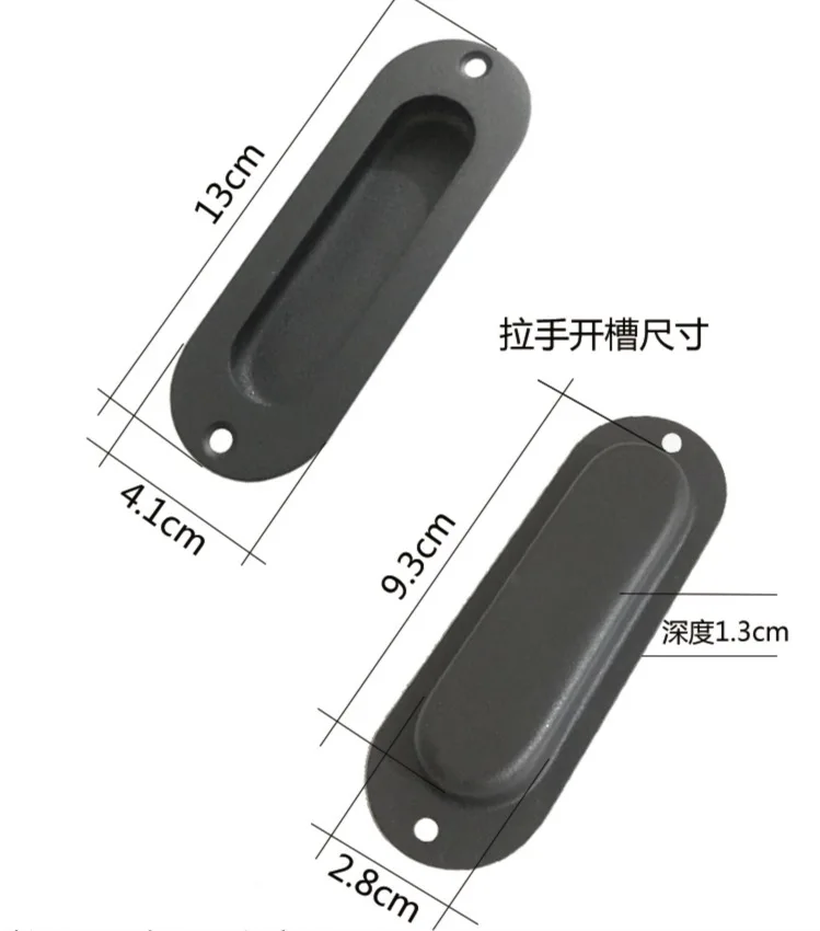 

2pcs/lot Industrial style LOFT Wood Slide Door Drawer Handle
