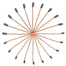 2018 NEW 10Pcs 150 200 300 500mm Servo Extension Lead Wire Cable For font b RC