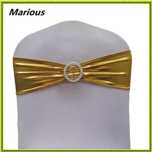 Marious бренд 100 шт. спандекс стул группа mettilc чехлы для стульев украшение для свадьбы