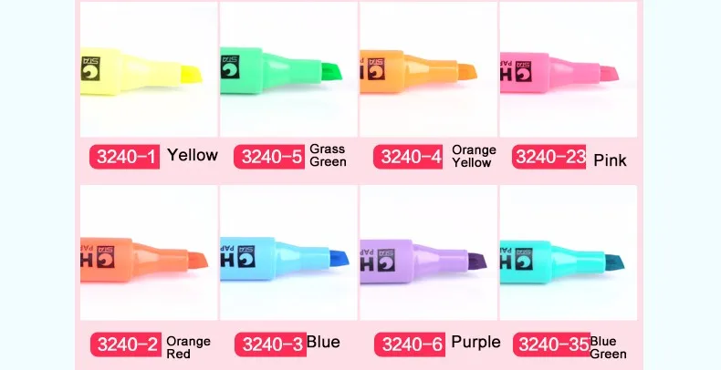 Текстовый маркер Краски маркеры товары для рукоделия Obliqure ручка многоцветная 8 цветов канцелярский товар офисные школьные принадлежности подарок