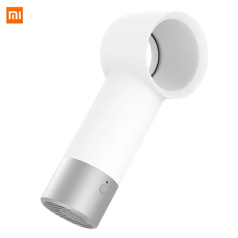 

Mijia HL Handheld Bladeless Fan Air Cooler USB Rechargeable Portable 3 Speed Adjustable Mini Cooler Fan No Leaf Fan For Outdoor