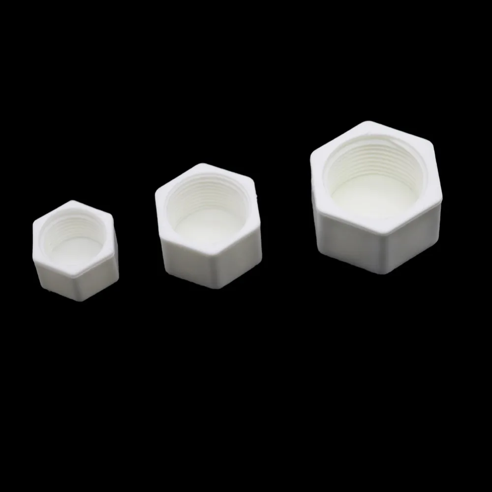 

2 Pcs 1/2 Inch 3/4 Inch 1 Inch Female Thread Pipe End Plugs Internal Thread Garden Water Pipe End Connectors Tube Waterstop Caps