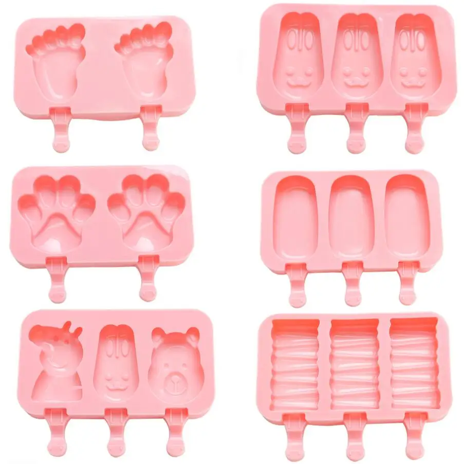 Hand-made ice cream silicone stick mold DIY cooking tools | Дом и сад