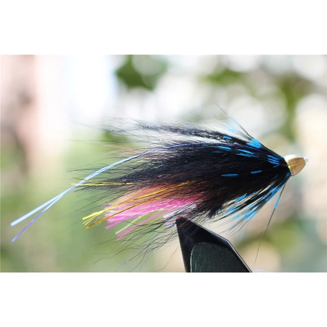 Tigofly 24 pcs/lot Blue&Black Feather Cone Head Tube Fly Streamer Fly  Salmon Trout Steelhead Fly Fishing Flies Lures - AliExpress