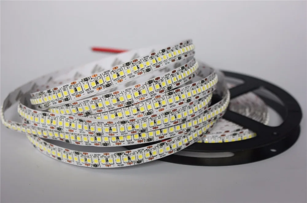 

5m/lot 10mm PCB Single Row 3528 SMD 600 LED Strip DC12V non-waterproof Flexible Light 240 leds/m,5m/lot White Warm White