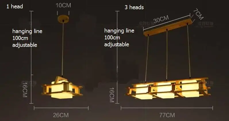Обеденный подвесной светильник для гостиной из цельного дерева, японские подвесные светильники, креативное деревянное украшение, бар для столовой, MZ136