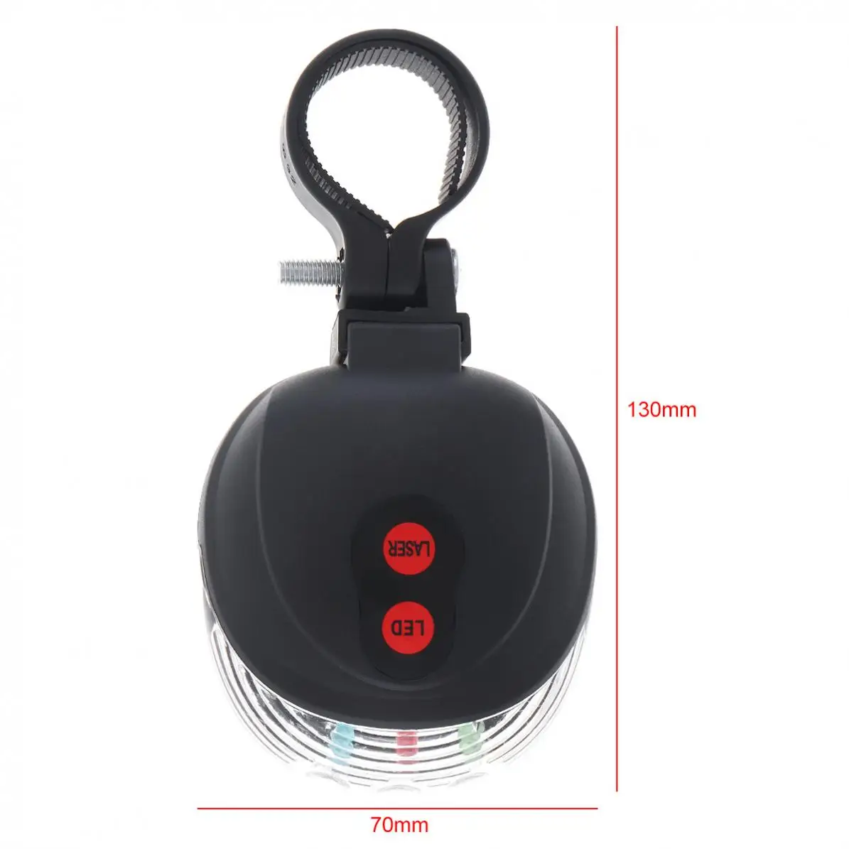 Flash Deal Bicycle Taillights Waterproof Parallel Lines Laser Projection +5 LED Flashing Tail Rear Cycling Safety Warning Light for Bicycle 1