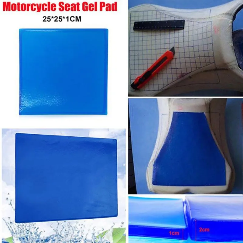 

Cushion Motorcycle Seat Gel Pad Shock Absorption Mat Reduce Fatigue Soft Cooling Cushion Motor Bike Seat Pads Comformation