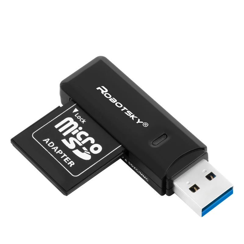 5 Гбит/с USB 3,0 мульти 2 в 1 адаптер для чтения карт памяти для SD/TF micro SD pc Компьютерные аксессуары для ноутбуков высокое качество