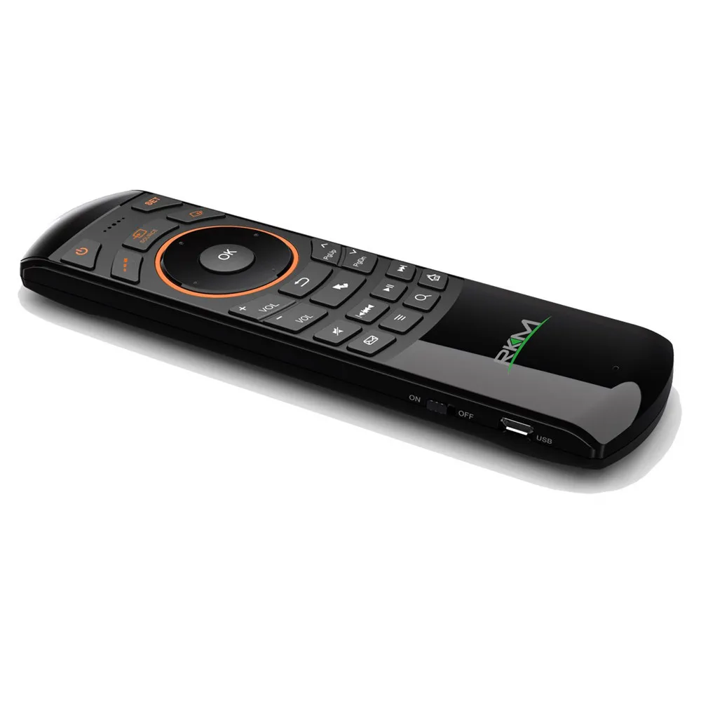 Rikomagic RKM MK705 2.4GHz 3 in 1 Wireless Air Mouse QWERTY Keyboard IR Remote Combo With Rechargeable Battery for PC Smart TV Rikomagic RKM MK705 2.4GHz 3 in 1 Wireless Air Mouse QWERTY Keyboard IR Remote Combo With Rechargeable Battery for PC Smart TV