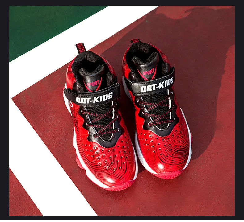 2019 New Sneakers Kids Basketball Shoes for Boys Sport Shoes Non-slip Children's Shoes Outdoor Sneakers Boy Shoes (13)