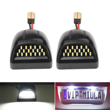 

2x Car LED SMD Car Super Bright Turn Side License Plate Light Bulbs For 99-13 3W 6500K