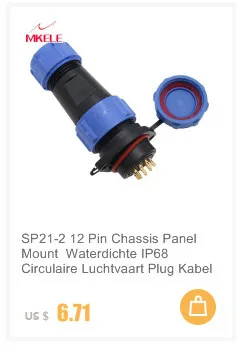 1 комплект SP13 2/3/4/5/6/7/9 Pin шасси Панель крепление Waterdichte IP68 Circulaire Мощность Industriele разъем Voedingskabel разъем