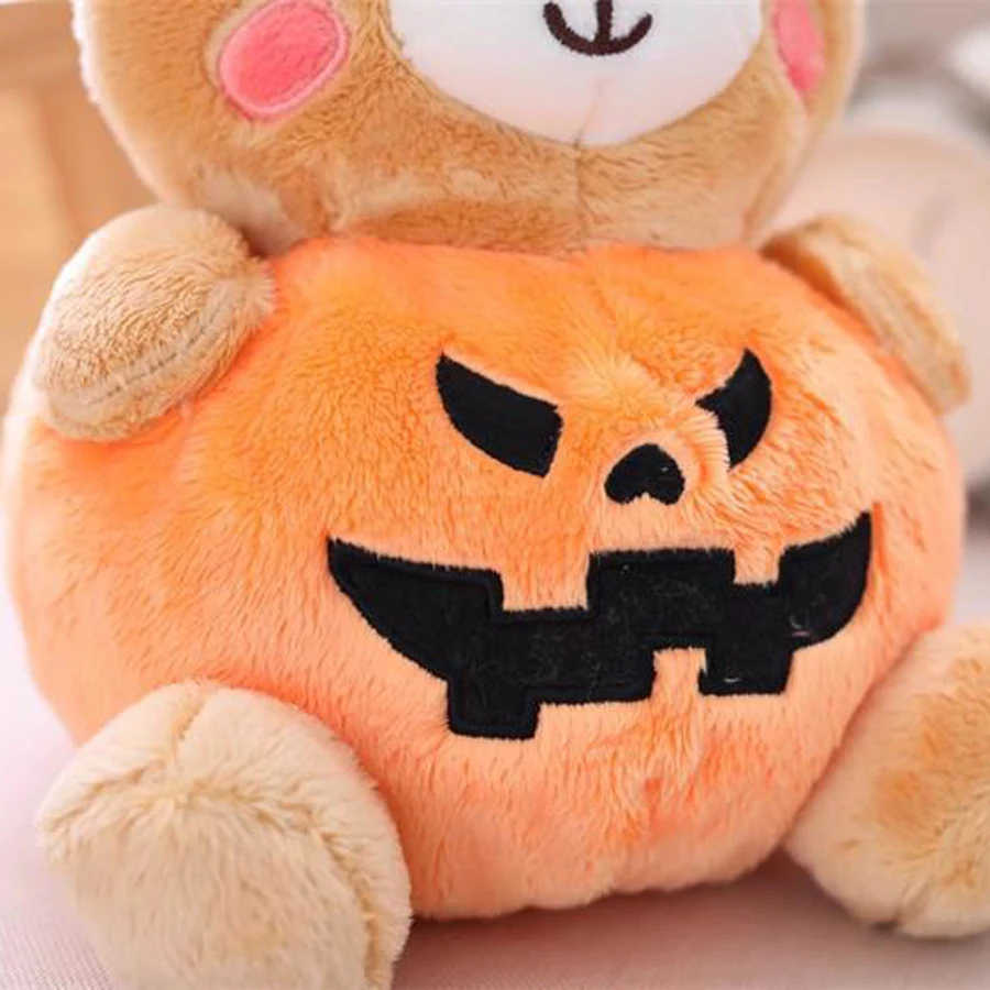 Plush Pumpkin Halloween Toy(6)