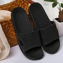 COOLSA/мужские легкие домашние тапочки из ЭВА; мужские однотонные Нескользящие шлепанцы для ванной; летние пляжные шлепанцы на плоской подошве для отдыха;