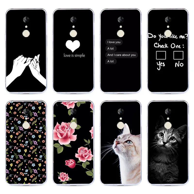 

Patterned Silicon Case For Alcatel 3 3L Case Soft TPU Cartoon Phone Cover For Alcatel 3C 5026D Covers Anti-knock Shell