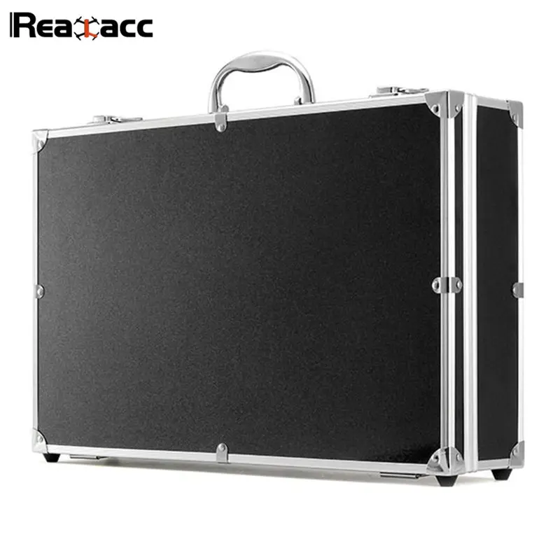 Алюминиевый жесткий чехол Realacc, чехол для переноски, ручная сумка для Hubsan H501S X4, стандартная версия, Радиоуправляемый квадрокоптер, черный цвет