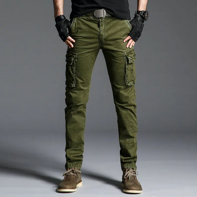 Teesar Hombres Táctico Bdu Uniforme Pantalón Algodón Ejército Pantalones 3-Color