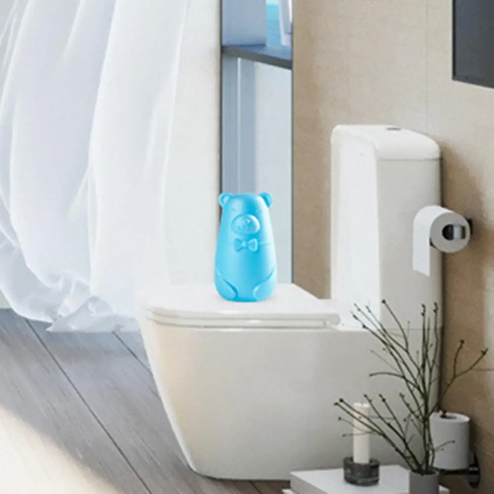 Милый Мишка автоматический заподлицо Зеленые Синие пузыри, для унитаза очиститель дезодорирование очистки бытовой химикаты ванная комната туалет Cleaner4